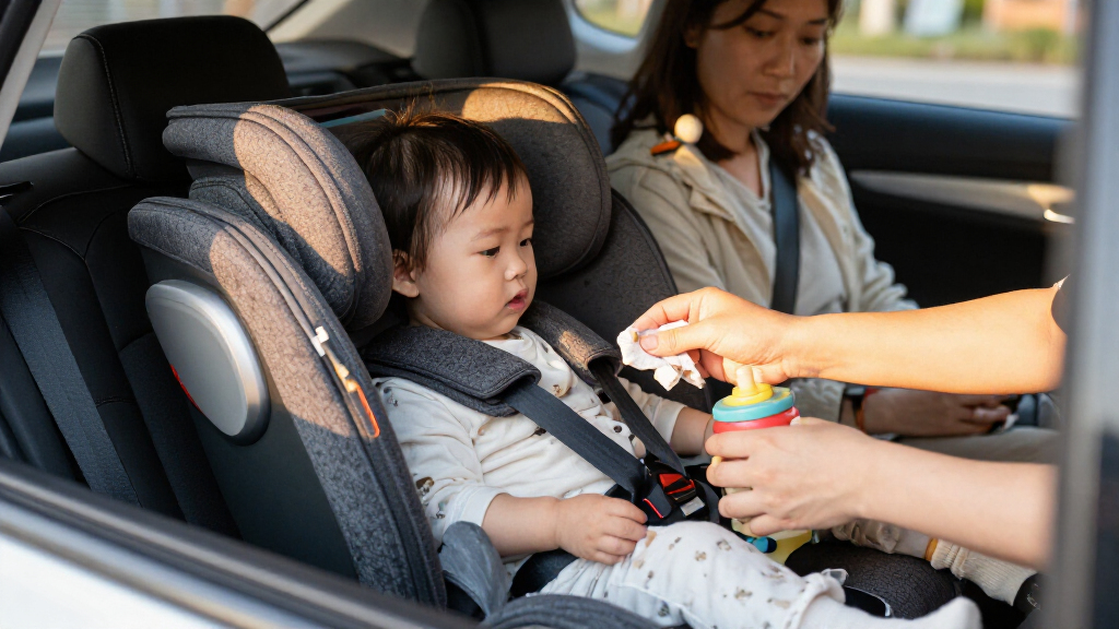 premium car seats with stain resistant fabric