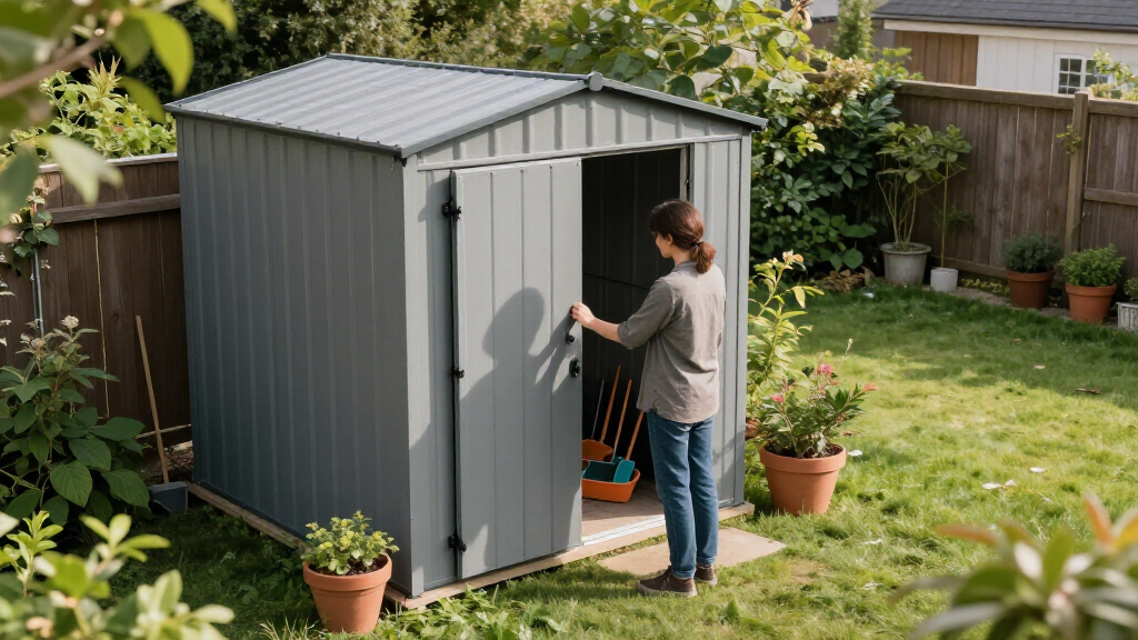 outdoor storage shed for small yard