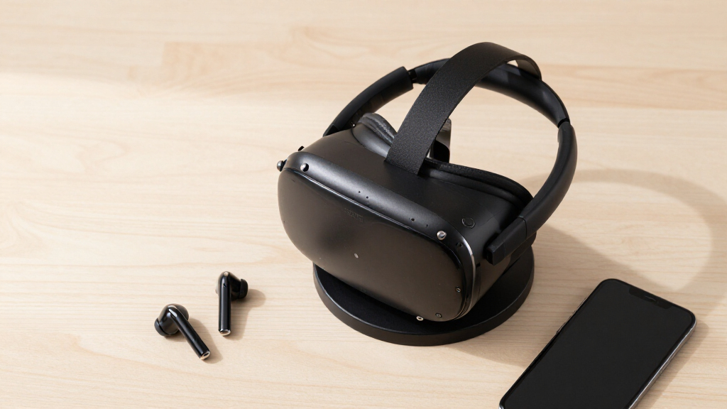 VR headset stands