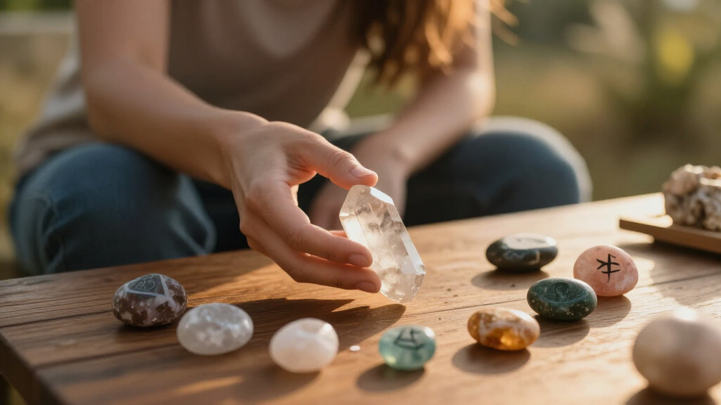 crystal healing sets