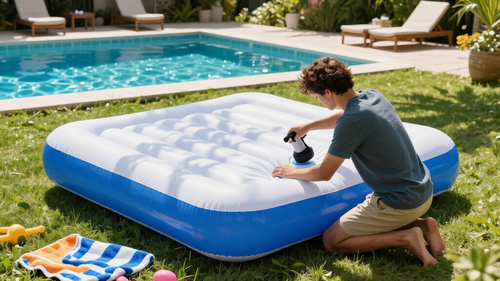 premium inflatable floating islands