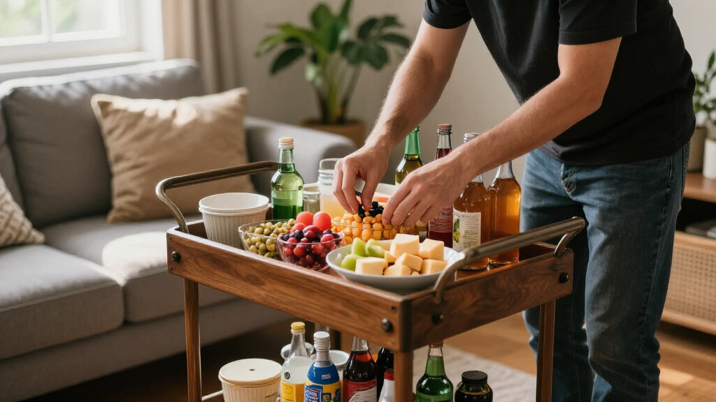 snack bar carts for home