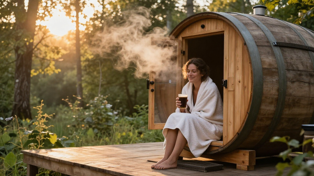backyard saunas barrel and cabin