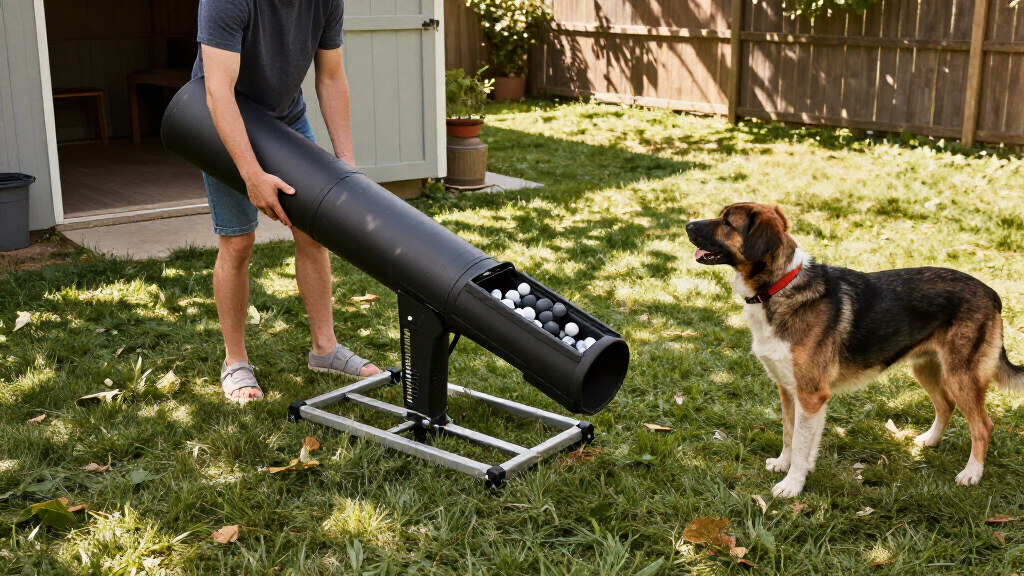 automatic ball launcher for large dogs