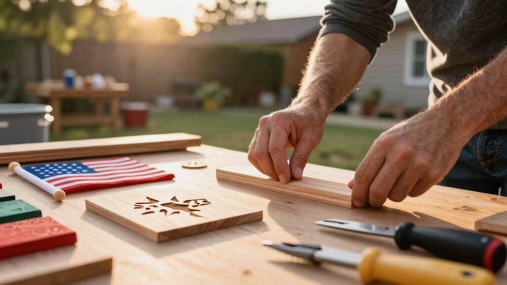 patriotic woodworking project kits