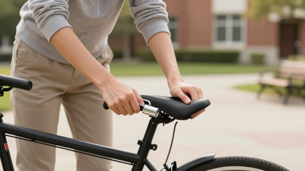 compact bike lock for students