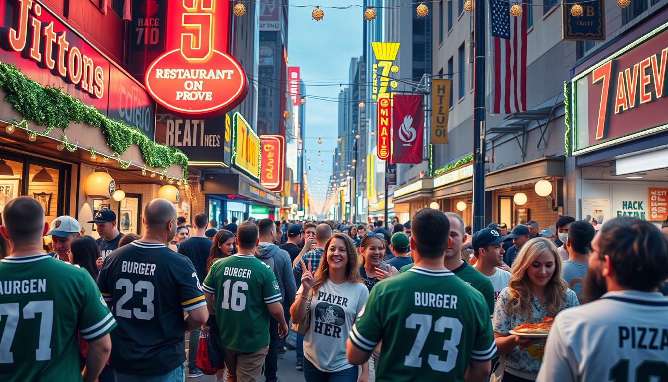 Top Spots to Eat Before a Big Game Near 7th Ave: Fuel Up for the Excitement!