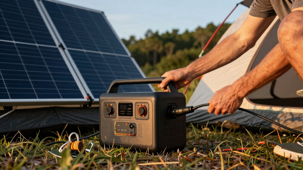 portable power station for camping and rv