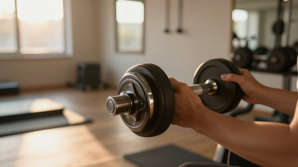 adjustable dumbbells for home gym