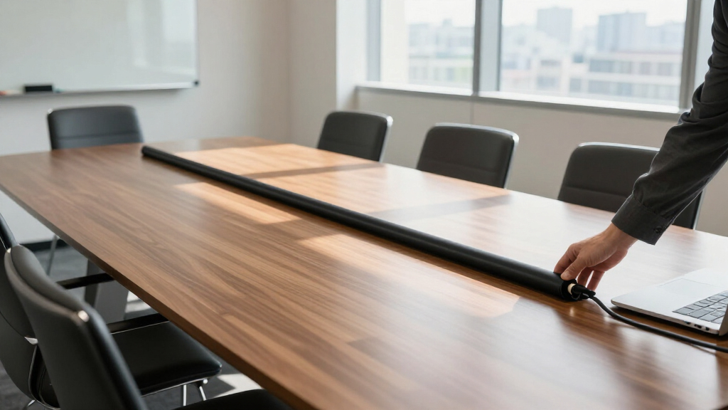 best floor cable cover system for conference rooms