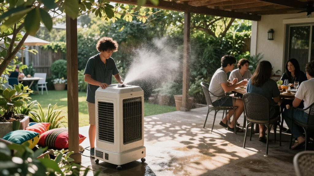 evaporative cooler commercial for outdoor events