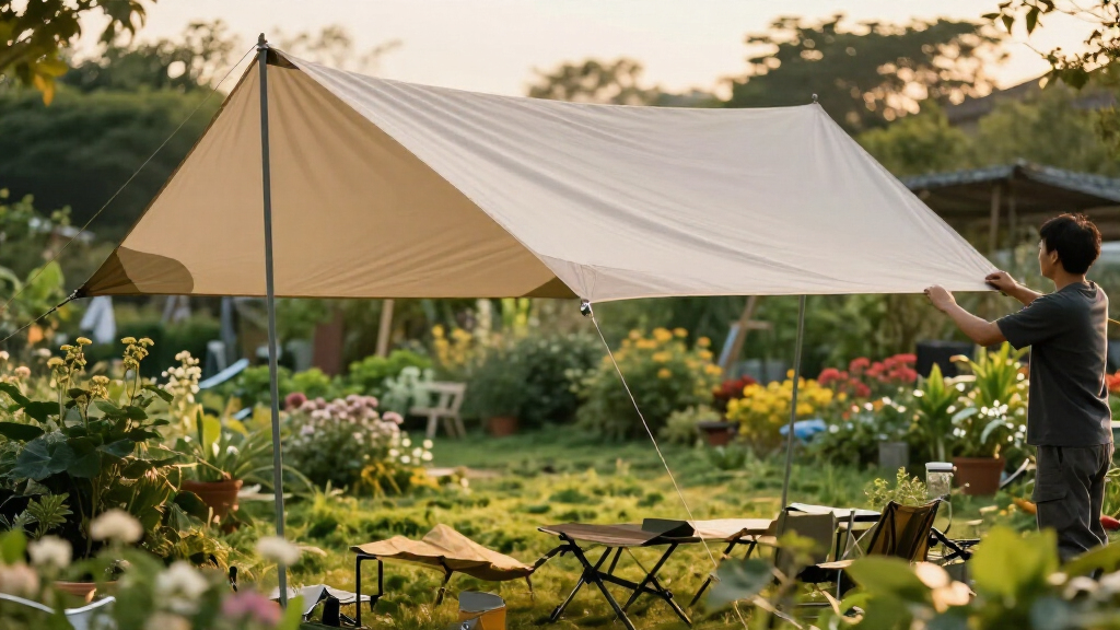 outdoor shade canopy tent heavy duty for garden work