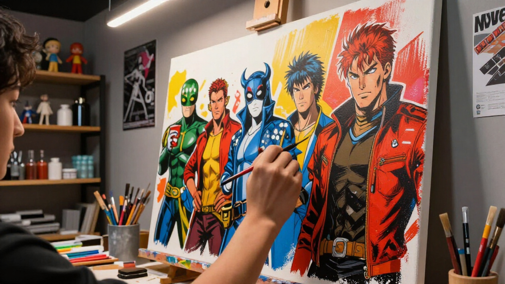 pop culture themed wall art