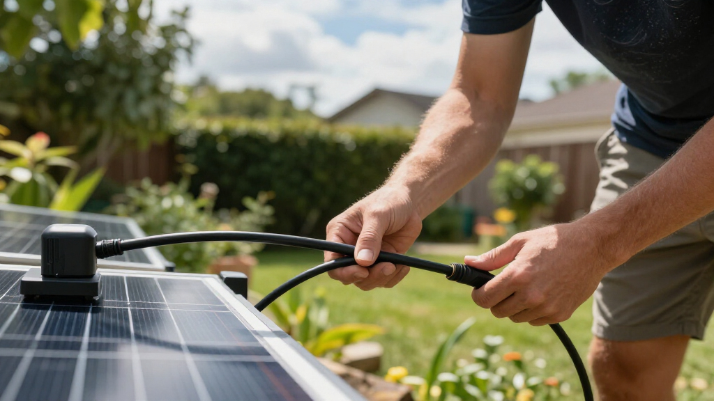 solar panel extension cables for power stations