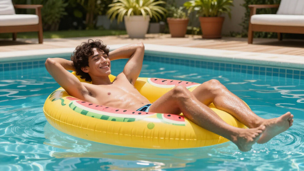inflatable pool floats