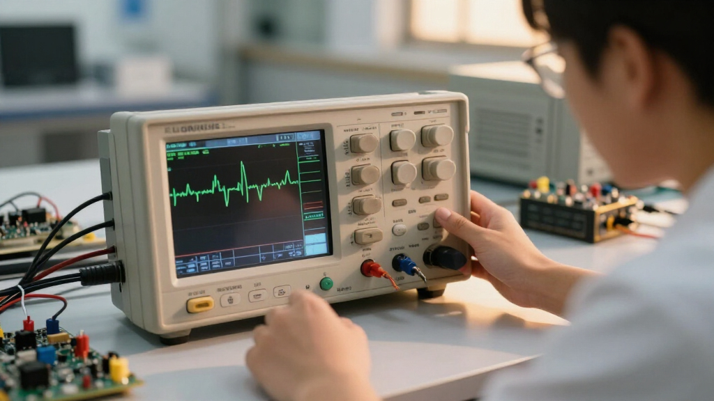 oscilloscopes for network electronics labs