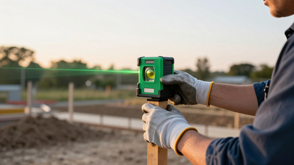 laser level for outdoor use