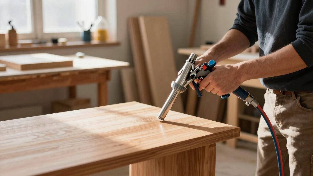 HVLP paint sprayers for woodworking