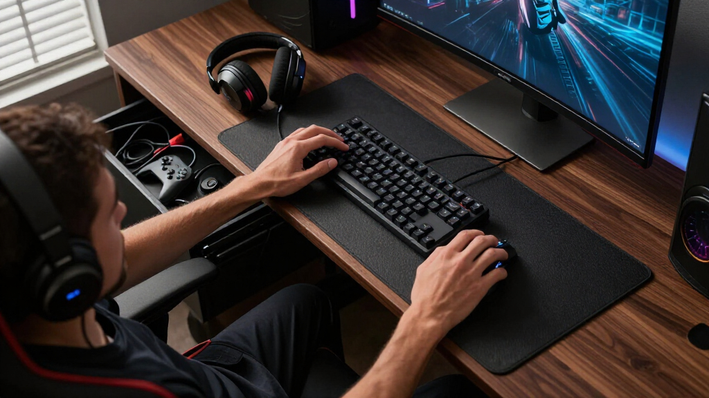 gaming desks with storage