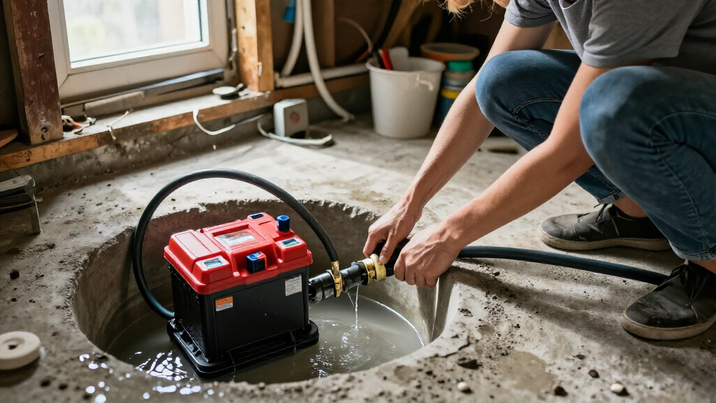 battery backup sump pumps