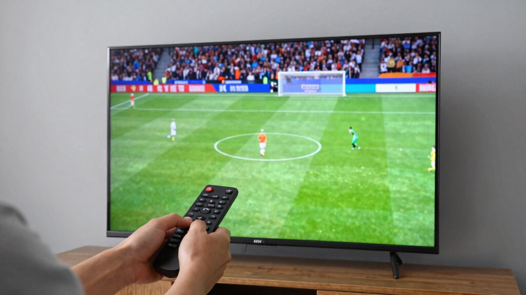 large screen 4K TVs for soccer viewing