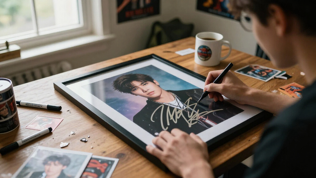 celebrity-autographed memorabilia