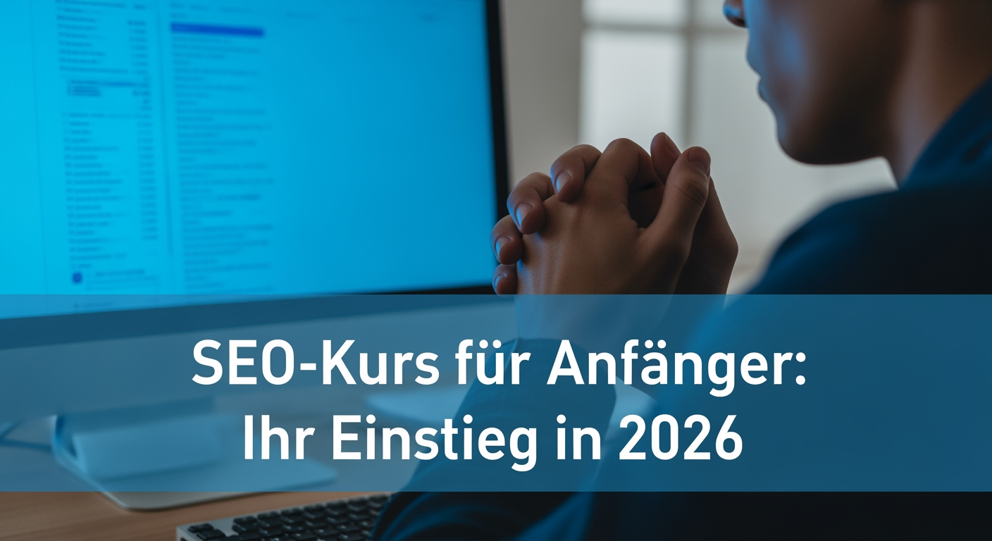 SEO-Kurs fÃ¼r AnfÃ¤nger: Ihr Einstieg in 2026
