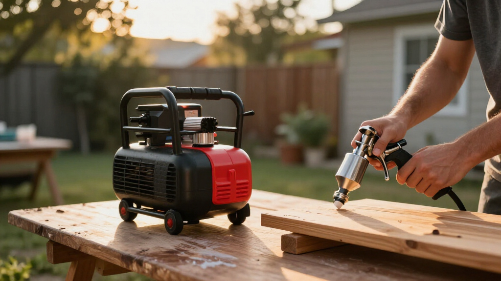 portable air compressor for painting