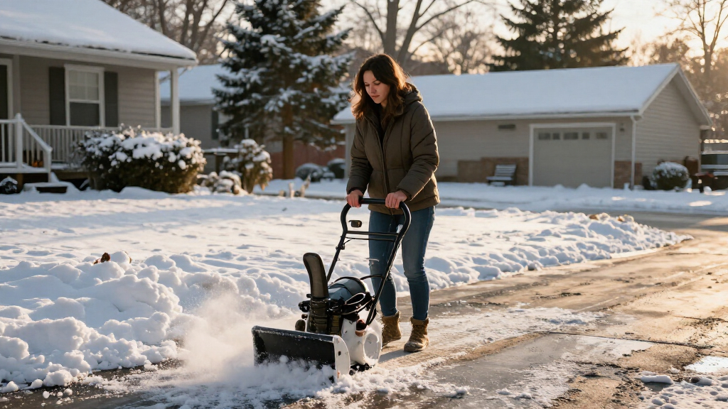 best snow blower for managing a house alone after divorce