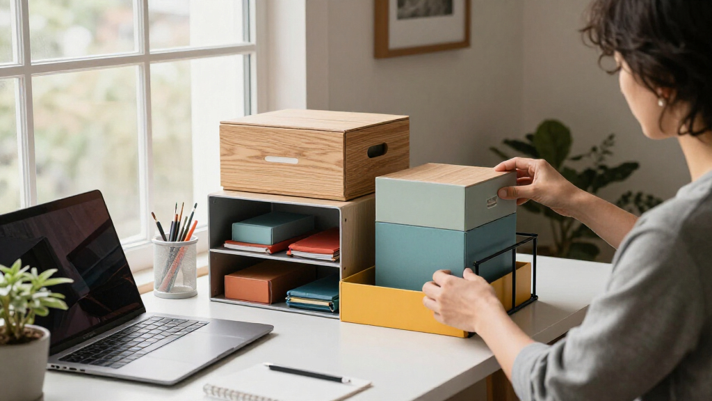 desk organization and storage solutions
