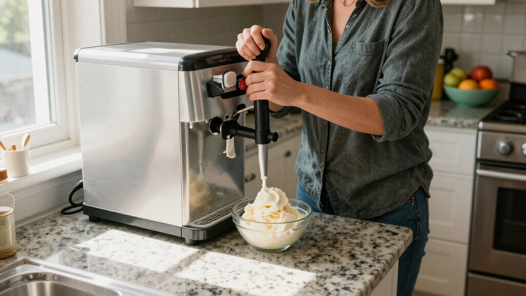soft serve ice cream machine for home