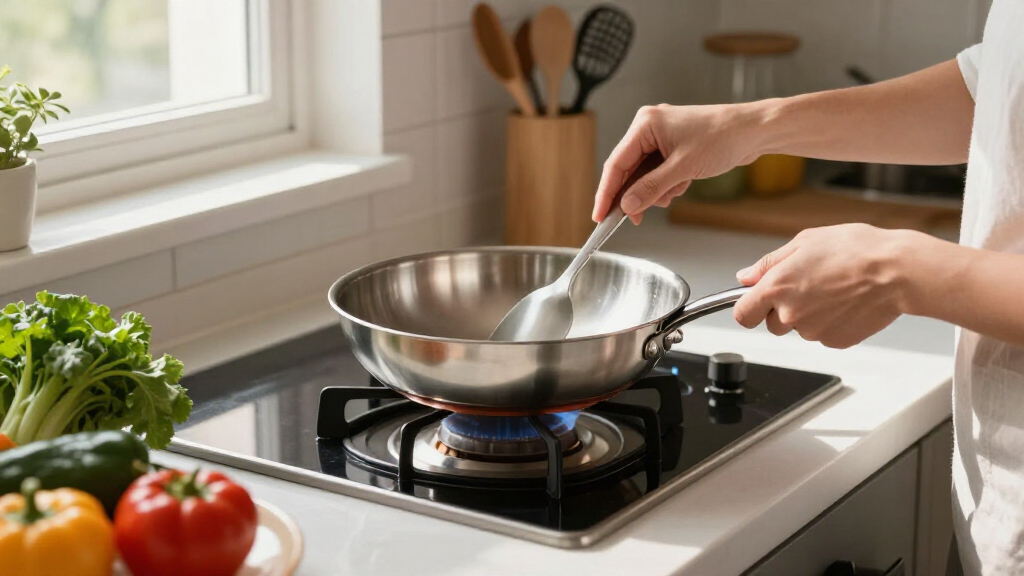 stainless steel cookware set for healthy cooking