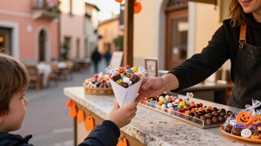 Italian Halloween candy and chocolates
