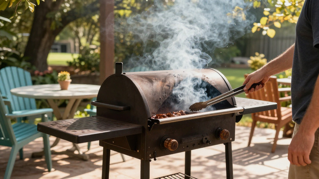 pellet grill for outdoor entertaining