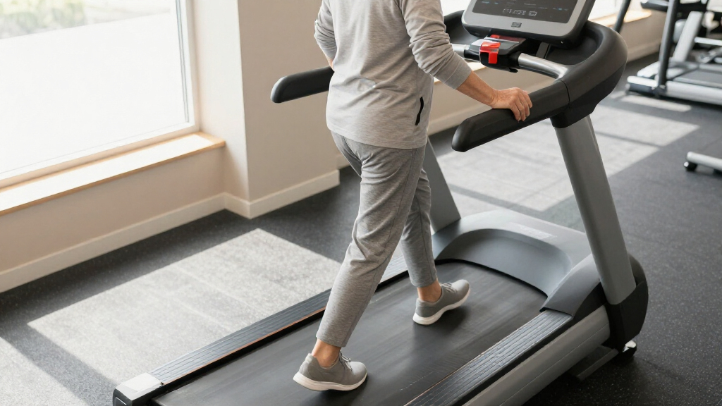 treadmills for seniors with handrails