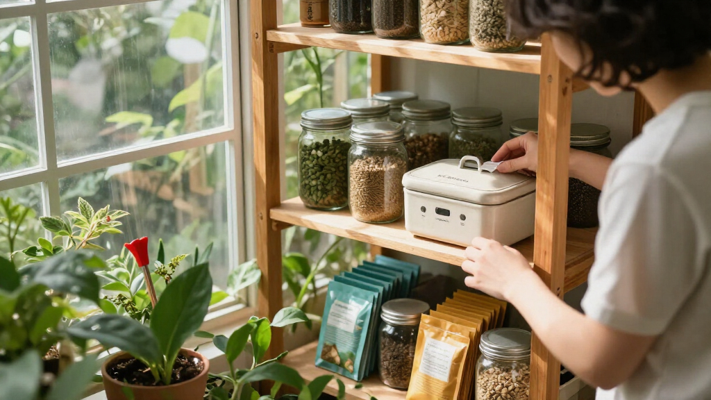 best indoor seed storage box with moisture control
