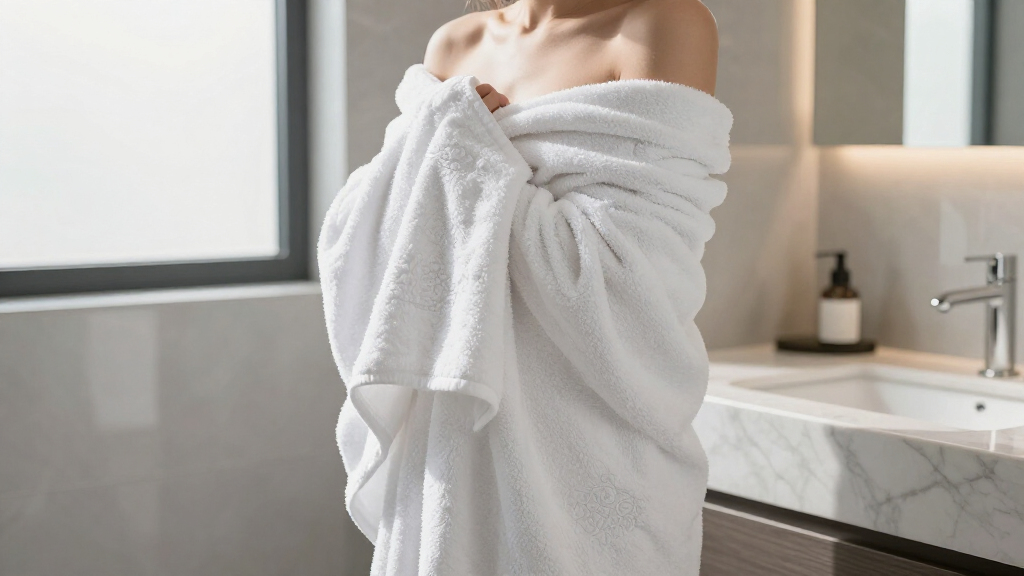 luxury towel set for home spa