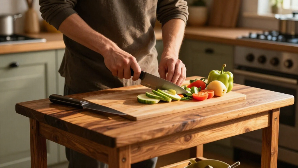best butcher block island cart