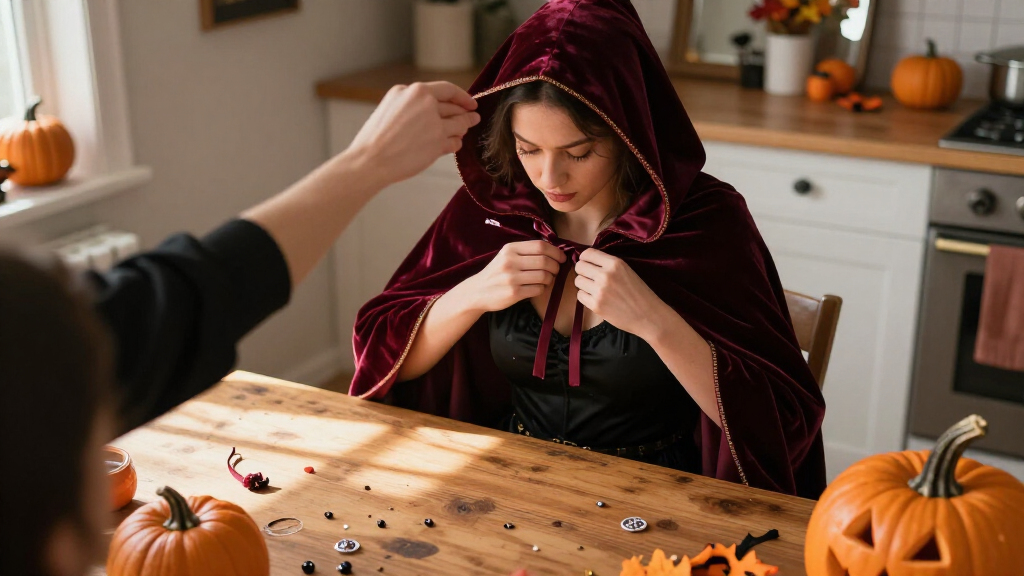 Halloween costume capes for women