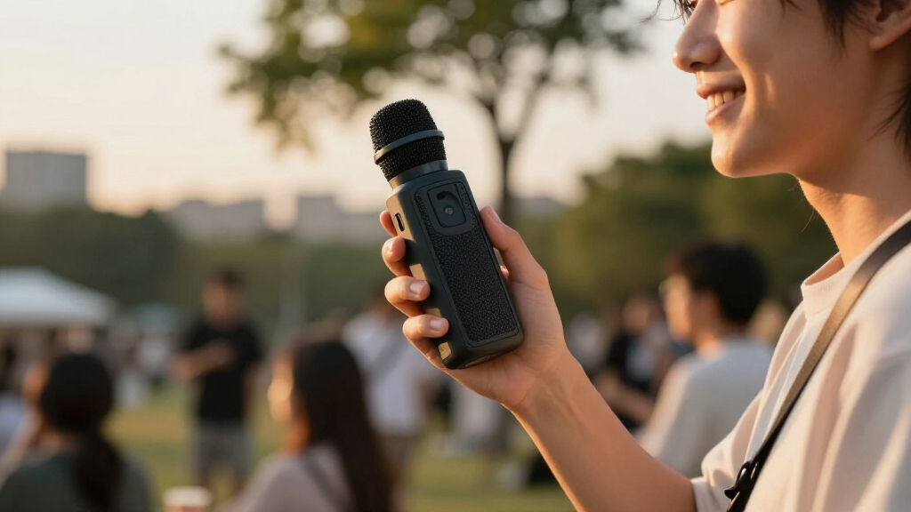 portable speaker mic bundle under 1200