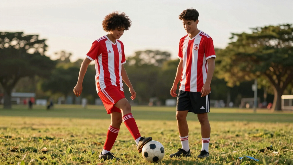 couples matching soccer jerseys