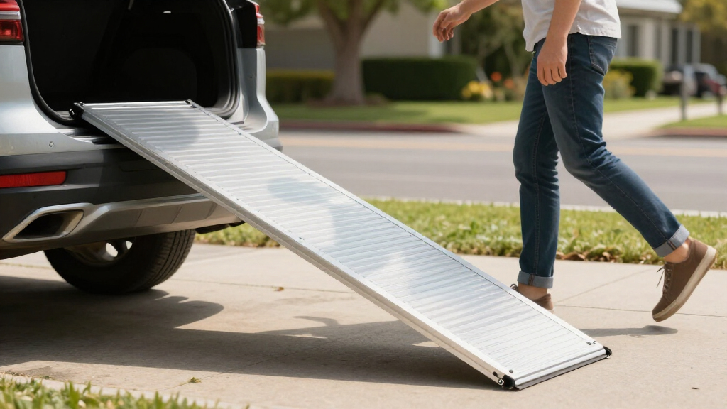best portable wheelchair ramp folding