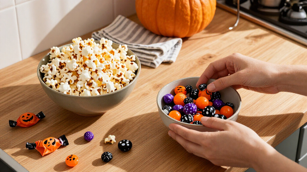 Halloween candy bowls