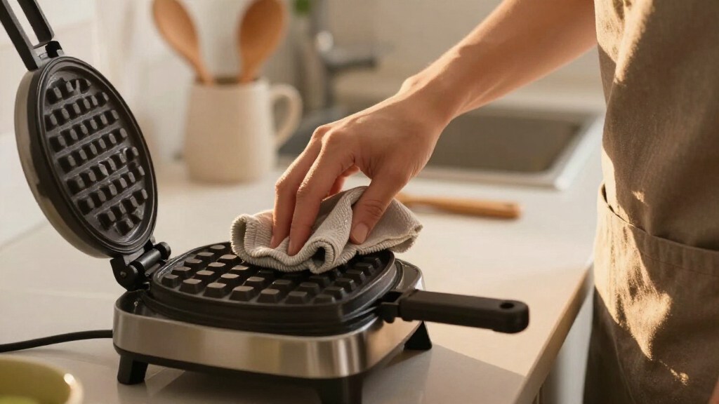 waffle makers quick cleanup