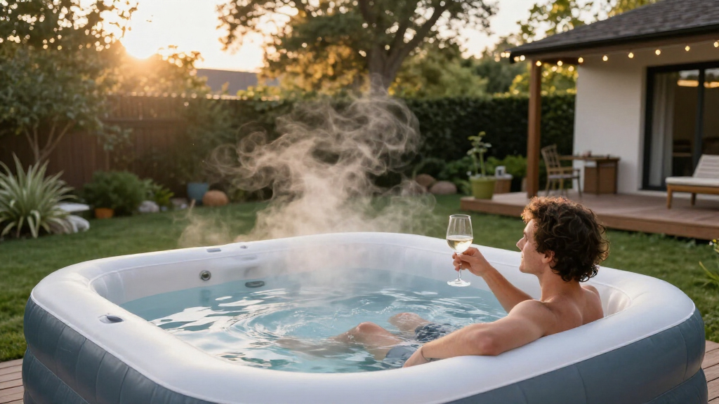 inflatable hot tubs for backyard premium