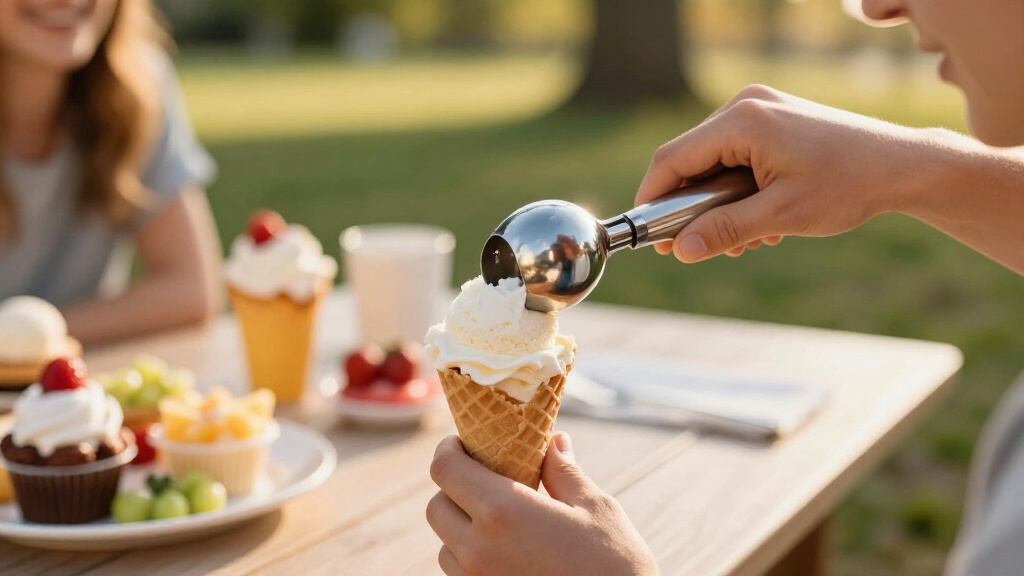 small ice cream scooper