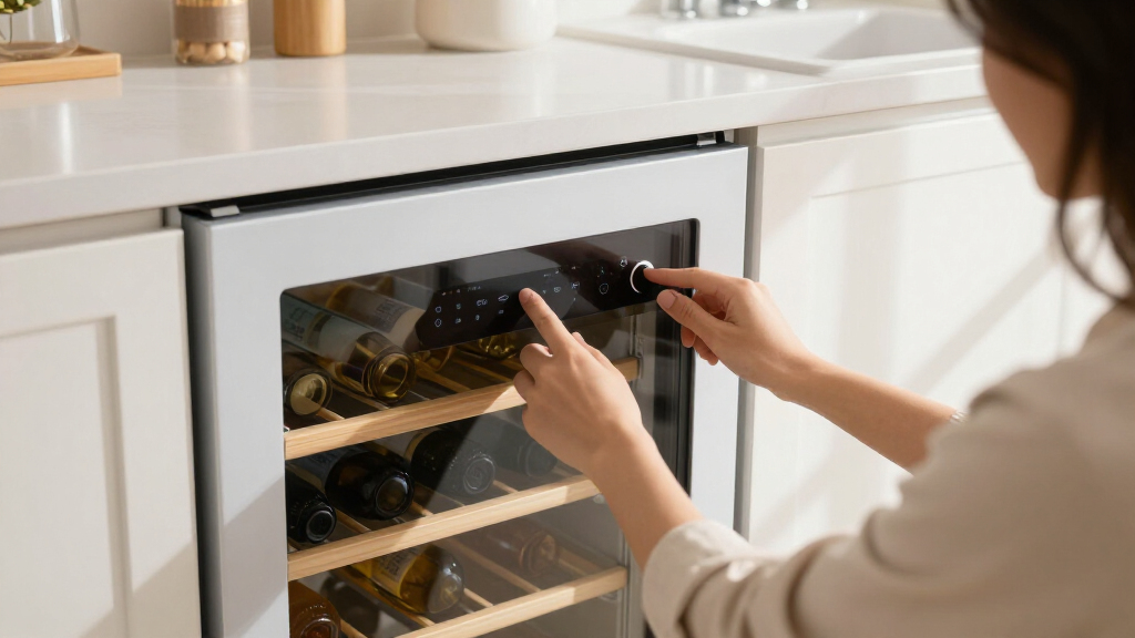 dual zone wine fridge for kitchen