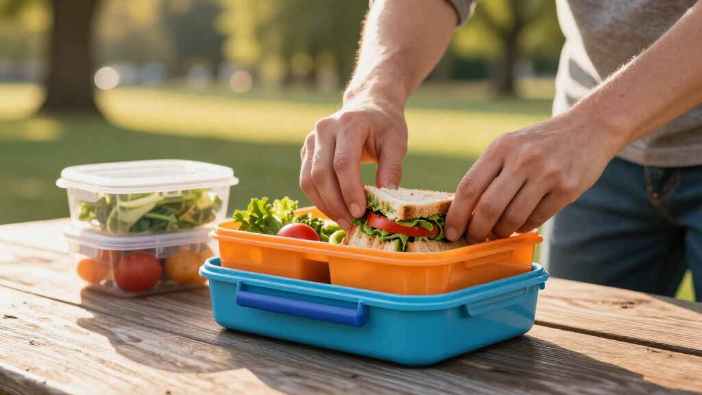 multi-compartment lunch boxes