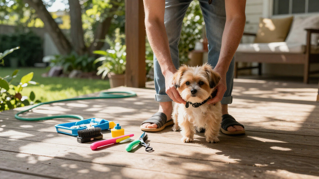 outdoor pet grooming supplies