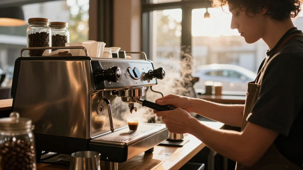 commercial espresso machine 2 group